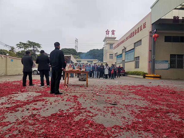 臺富立式注塑機(jī)廠家開工大吉